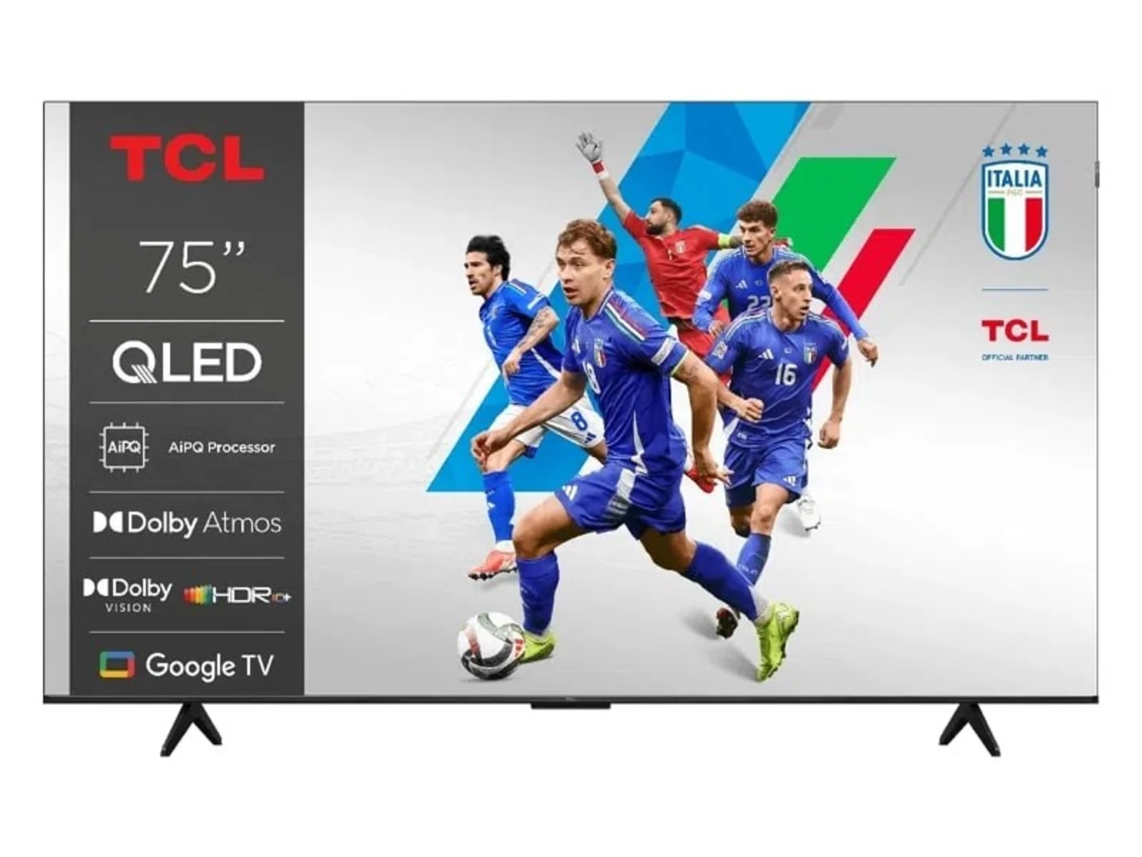Telewizor TCL 75T69C QLED 75" 4K Ultra HD z Google TV — zdjęcie 1 z 8