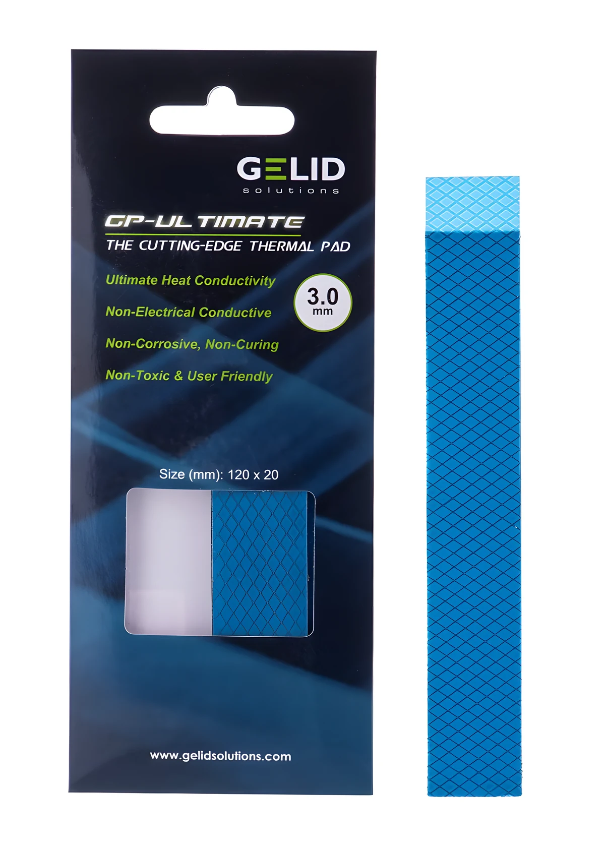 Termopady Gelid Ultimate 120x20x3.0mm TP-GP04-R-E
