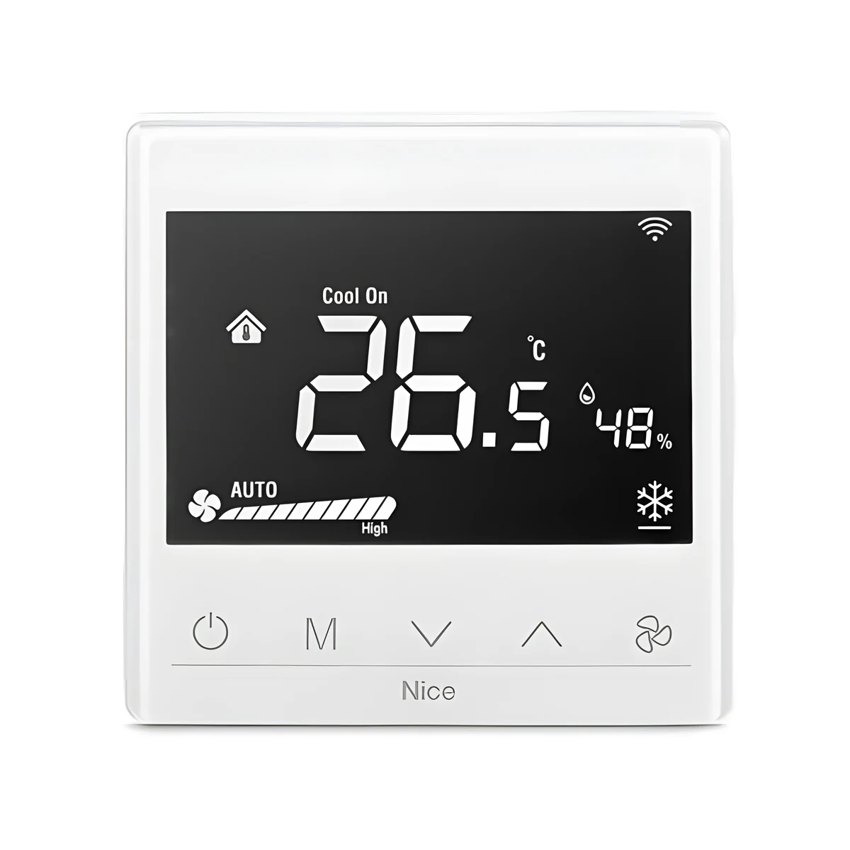 Termostat do sterowania temperaturą Nice Fan2-Control White