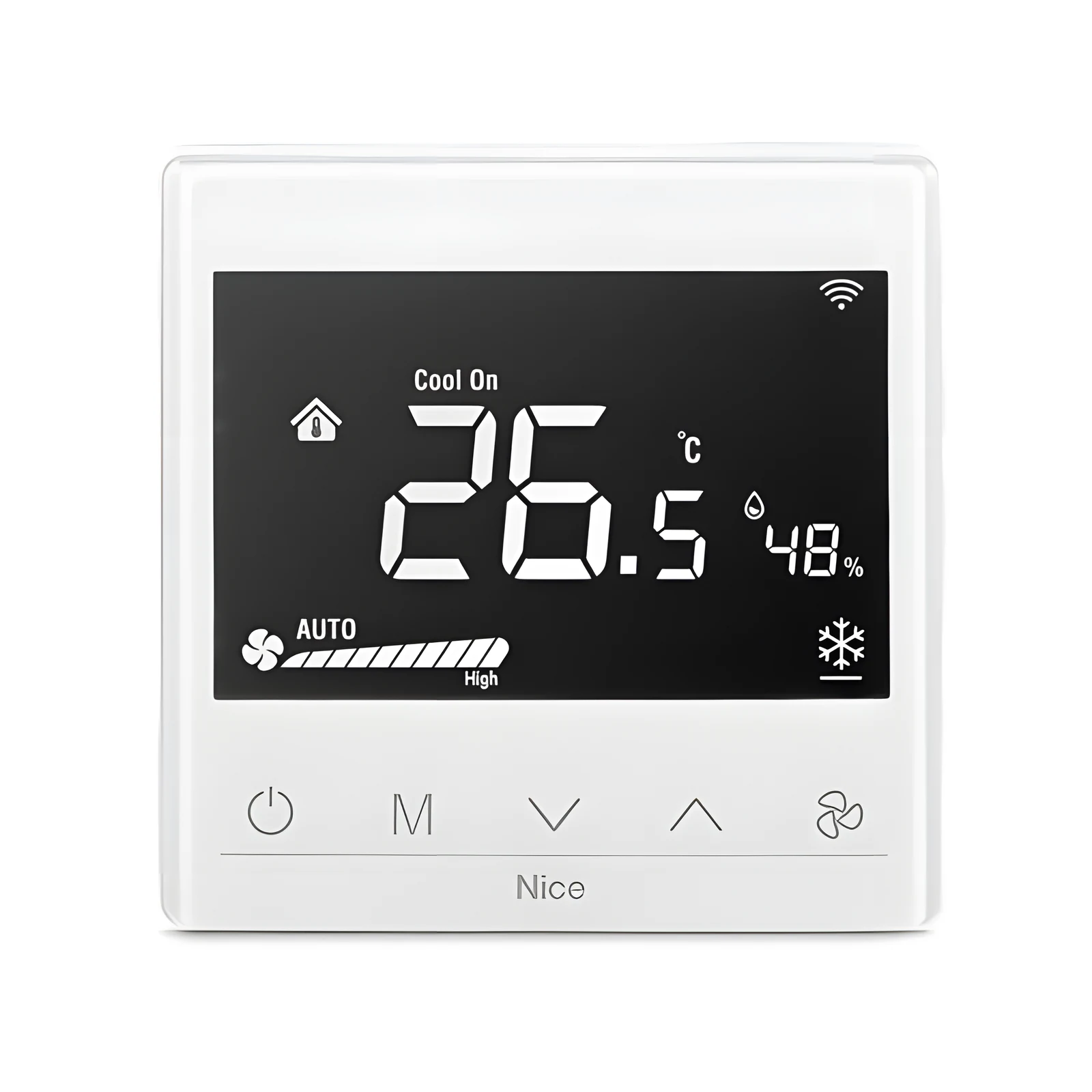 Termostat do sterowania temperaturą Nice Fan2-Control White