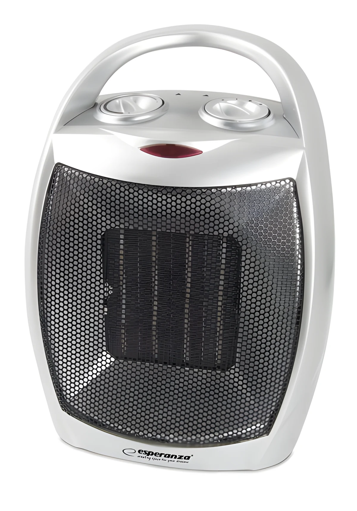 Termowentylator elektryczny Esperanza EHH006 (1500W; 3 stopnie grzania; kolor czarny, kolor srebrny)