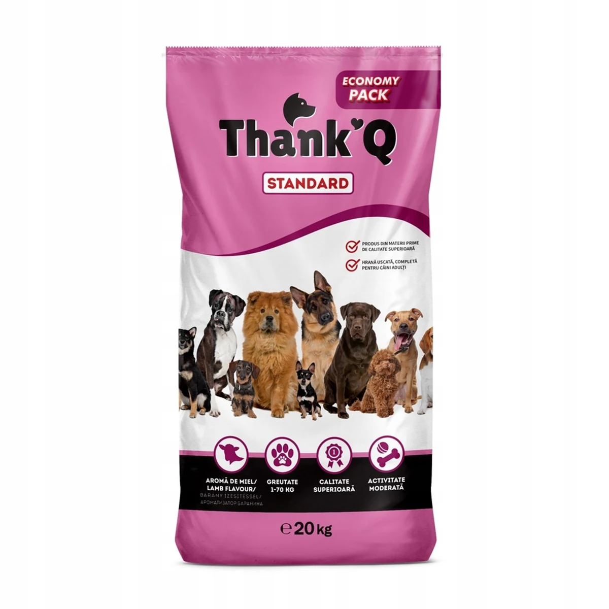 THANK"Q STANDARD Karma dla psa, jagnięcina 20kg