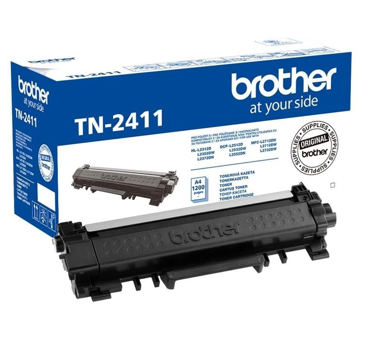 Toner Brother TN2411, czarny, 1200 stron