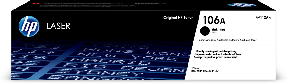 Toner HP czarny HP 106A, 1000 stron