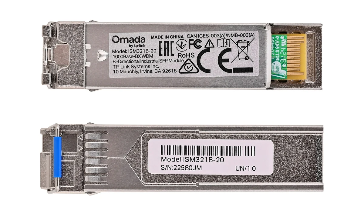 TP-LINK ISM321B-20 Konwerter Hot-swap Szary