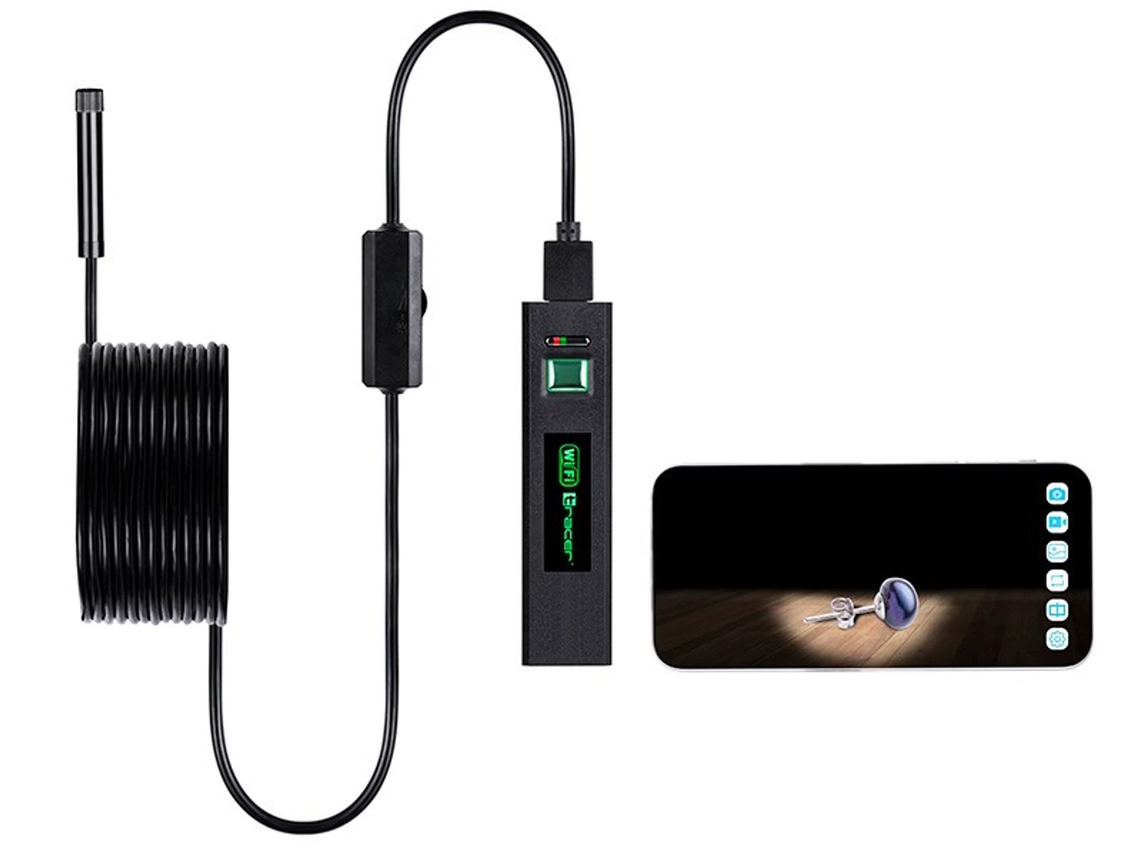 TRACER KAMERA ENDOSKOPOWA 5M 8MM LED WIFI — zdjęcie 1 z 8