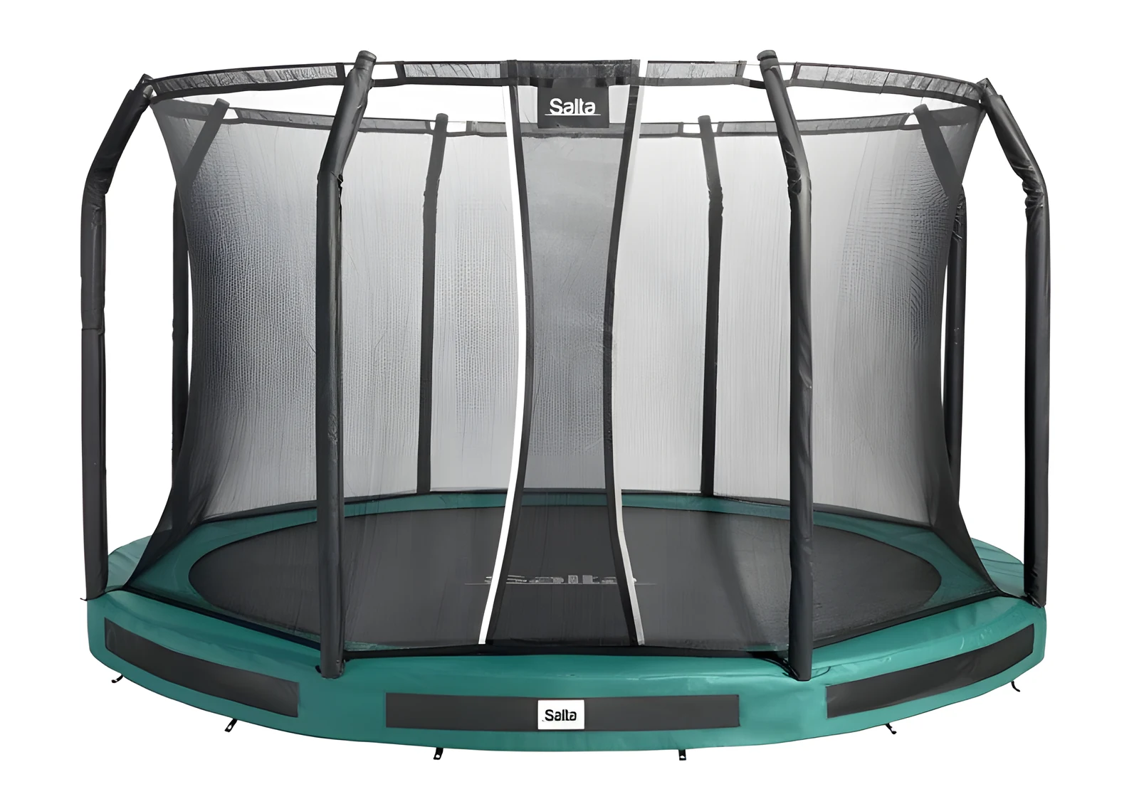 Trampolina ogrodowa Premium 396 cm, zielona — zdjęcie 1 z 4