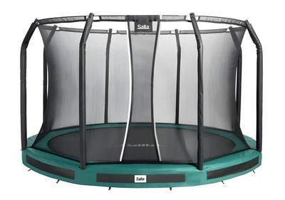 Trampolina ogrodowa Premium 396 cm, zielona