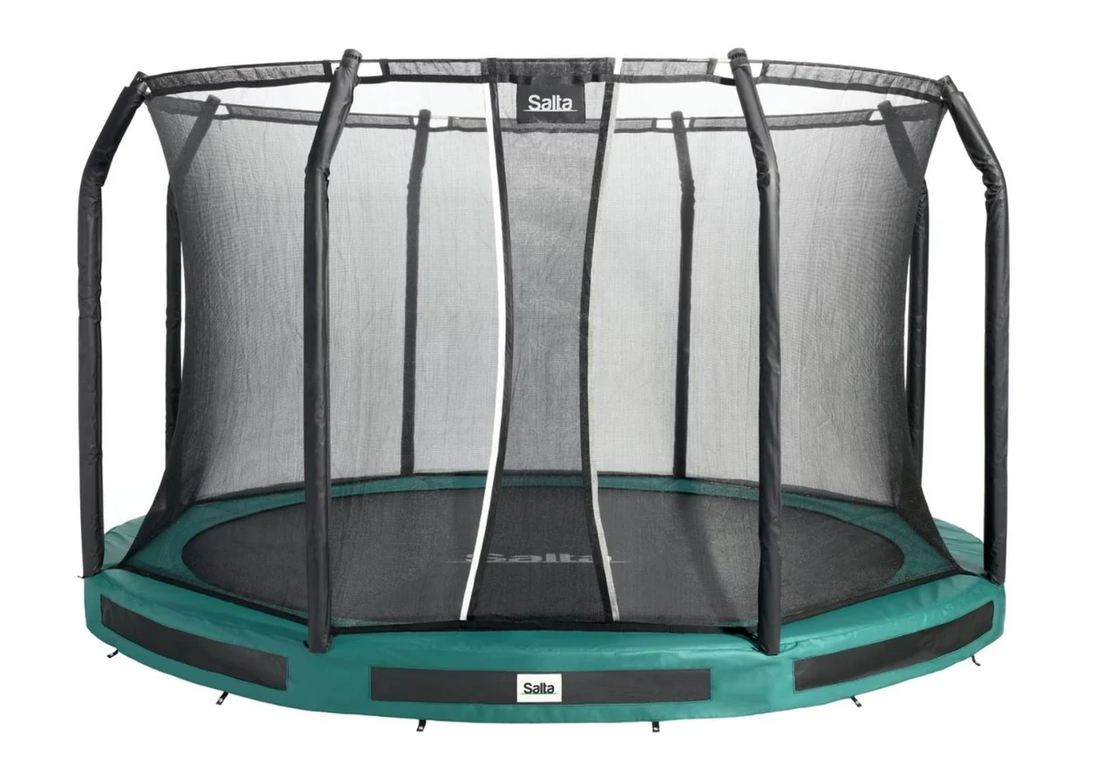 Trampolina ogrodowa Premium 427 cm zielona
