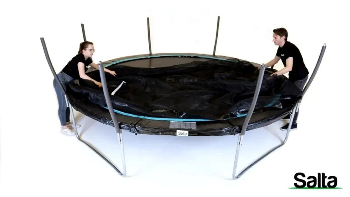 Trampolina Salta Cosmos 427 cm czarna