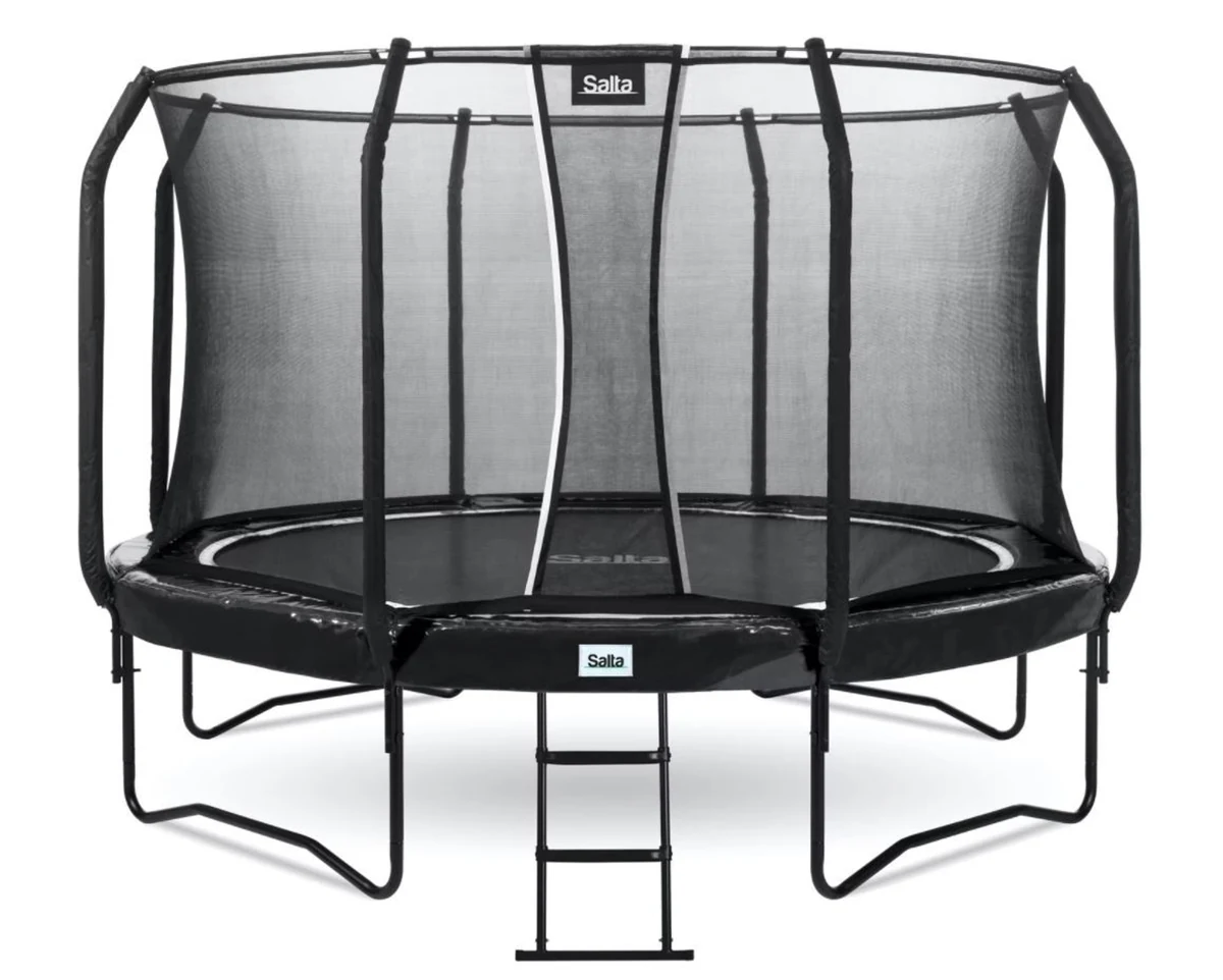 Trampolina ogrodowa Salta First Class 366 cm, czarna