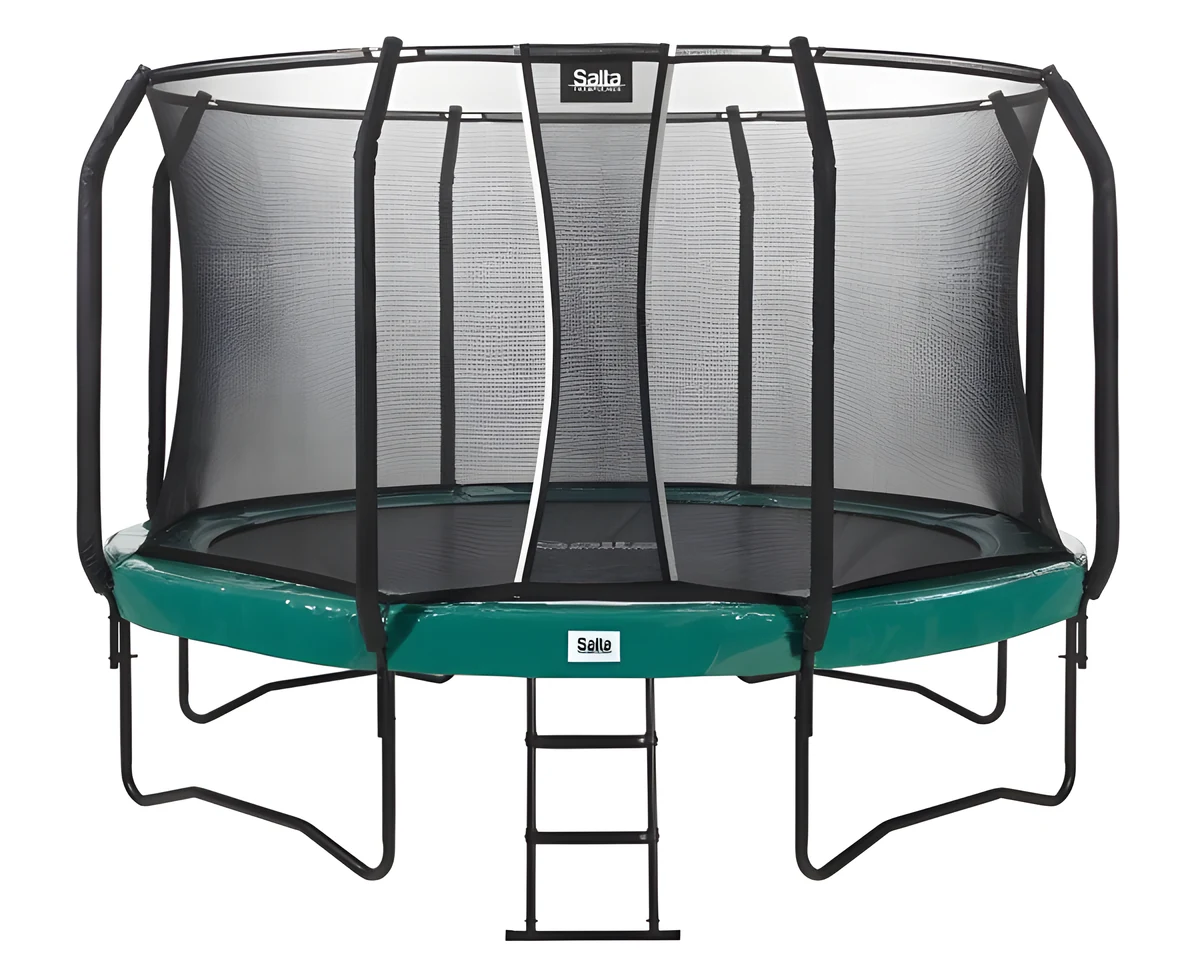 Trampolina ogrodowa Salta First Class - 427 cm - zielona