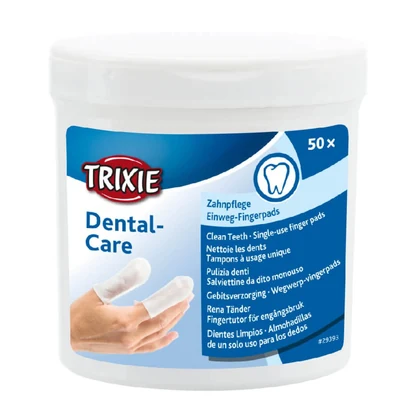 Chusteczki do higieny jamy ustnej dla psów i kotów - TRIXIE Dental-Care, 50 sztuk