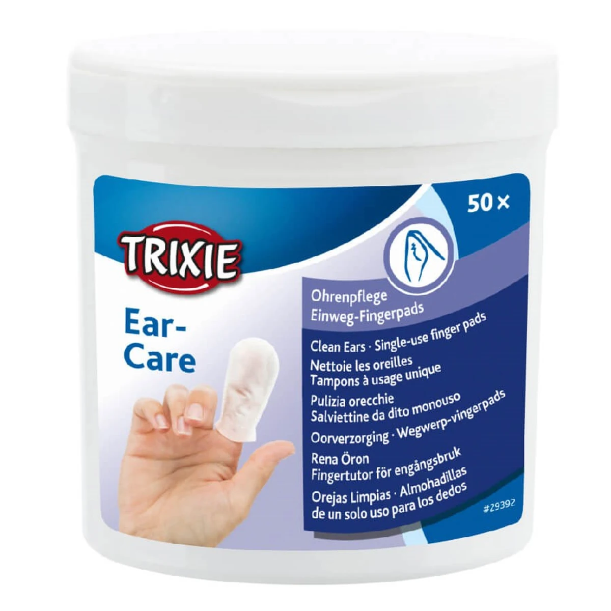 TRIXIE Ear-Care - Chusteczki do usz - 50 szt.