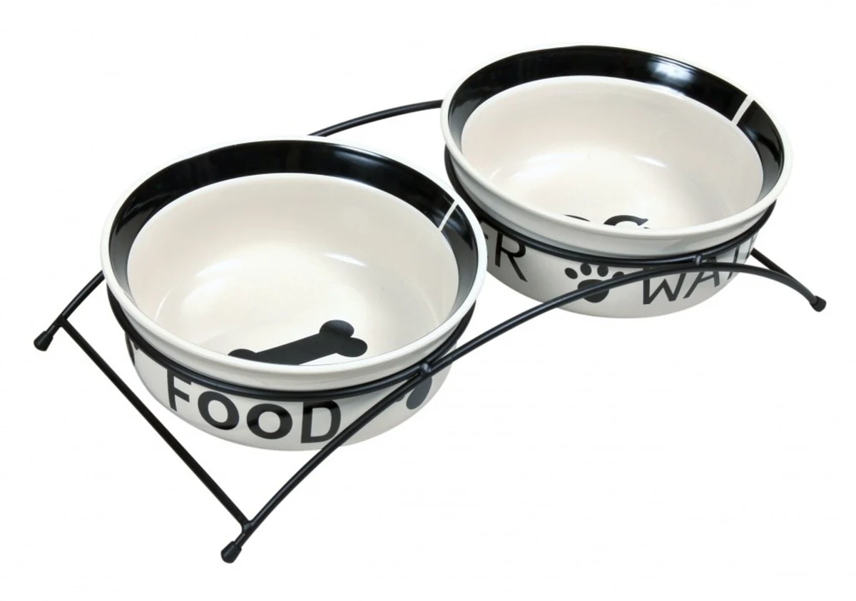 Miski ceramiczne na stojaku Eat on Feet, Trixie