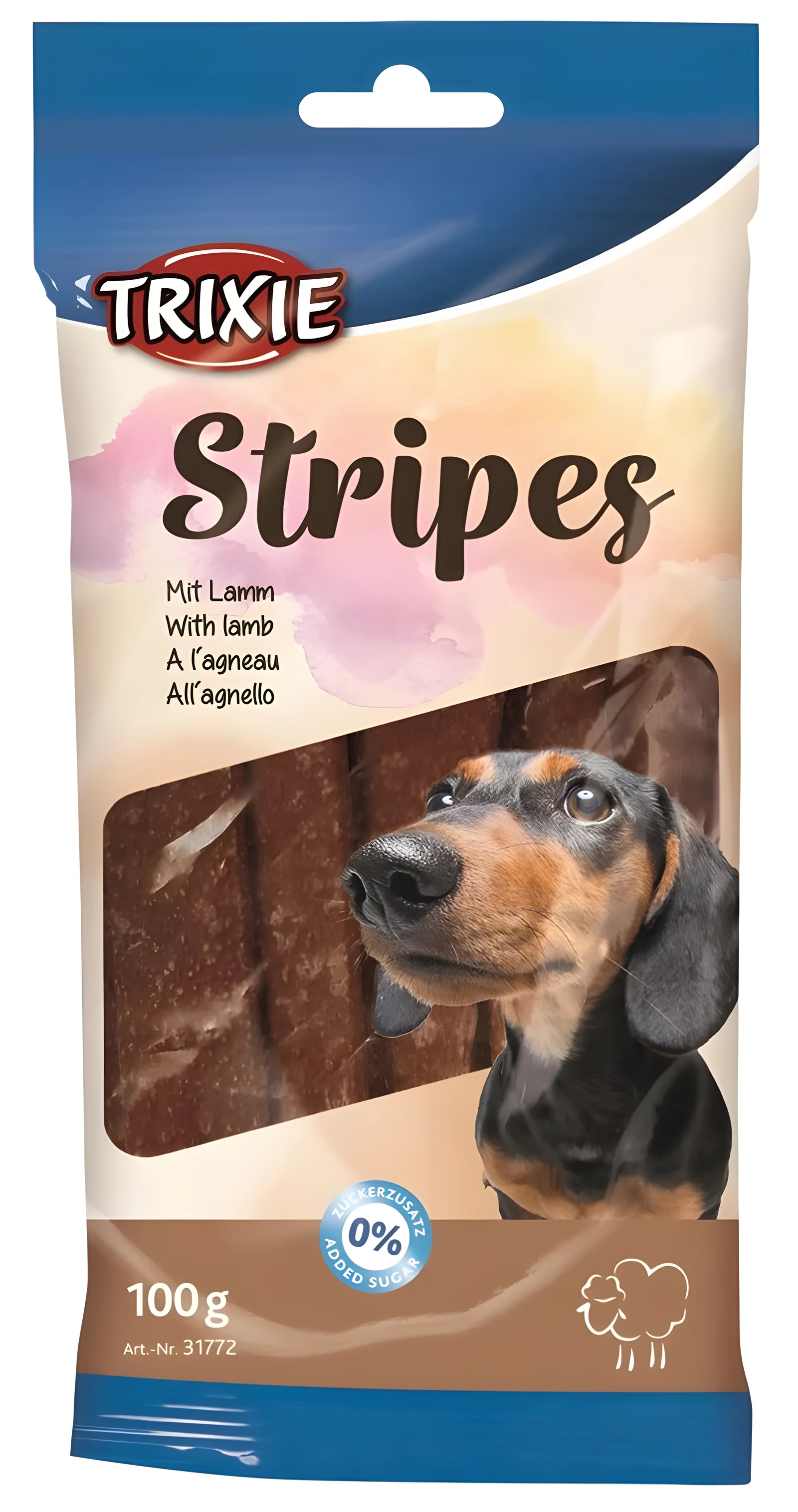 Przysmak dla psa TRIXIE Stripes Paski z jagnięciny 100 g