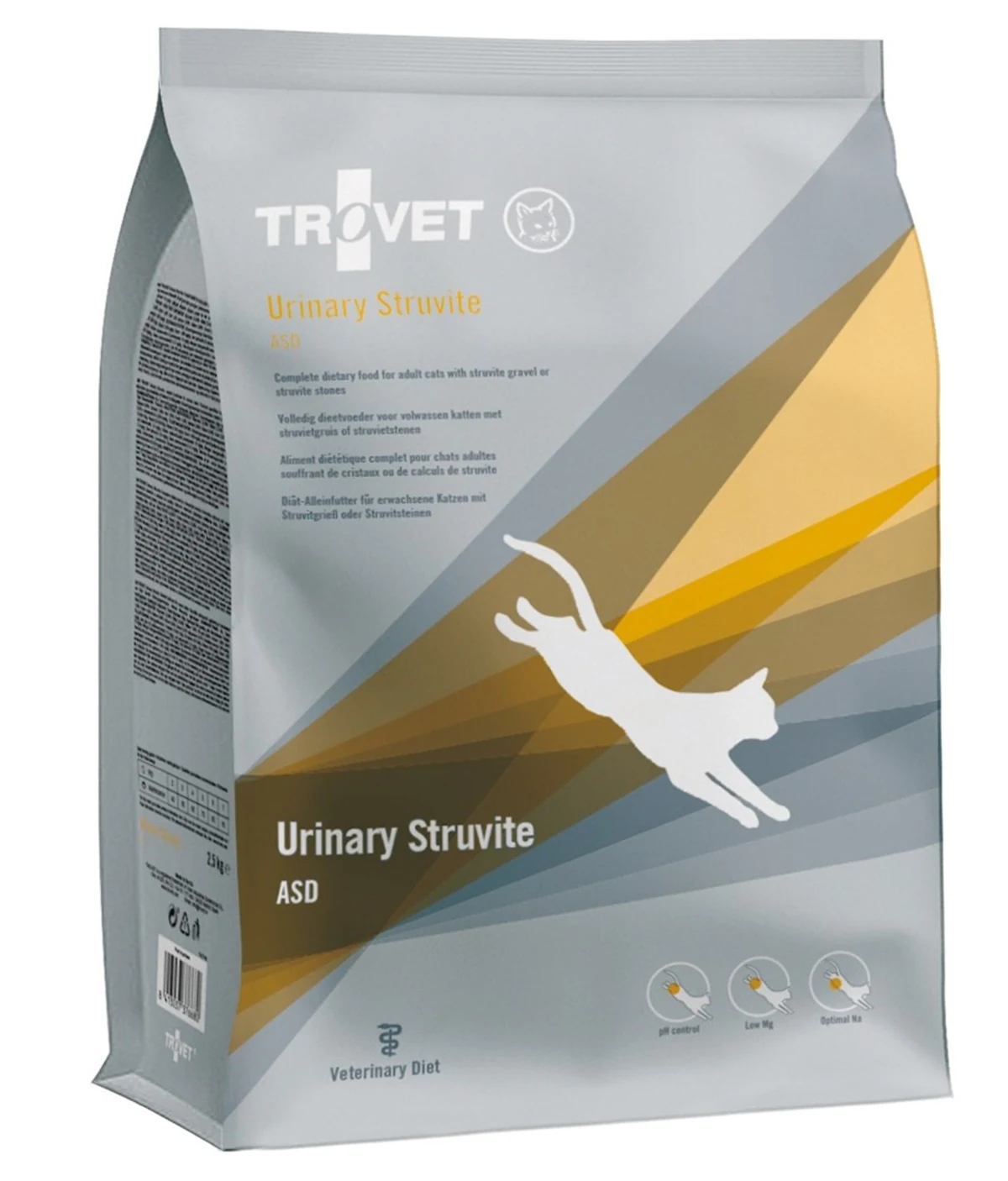 Karma sucha dla kota Trovet ASD Urinary Struvite 2,5 kg
