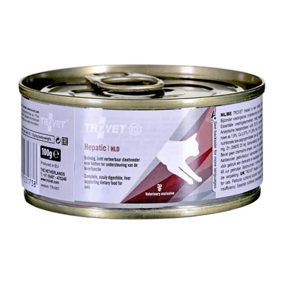 Karma mokra dla kota TROVET Hepatic HLD z kurczakiem - 100 g