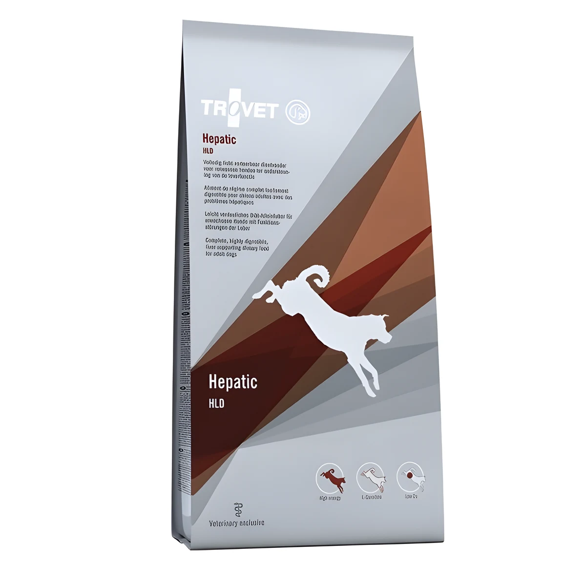 Karma sucha dla psa TROVET Hepatic HLD z kurczakiem - 12,5 kg