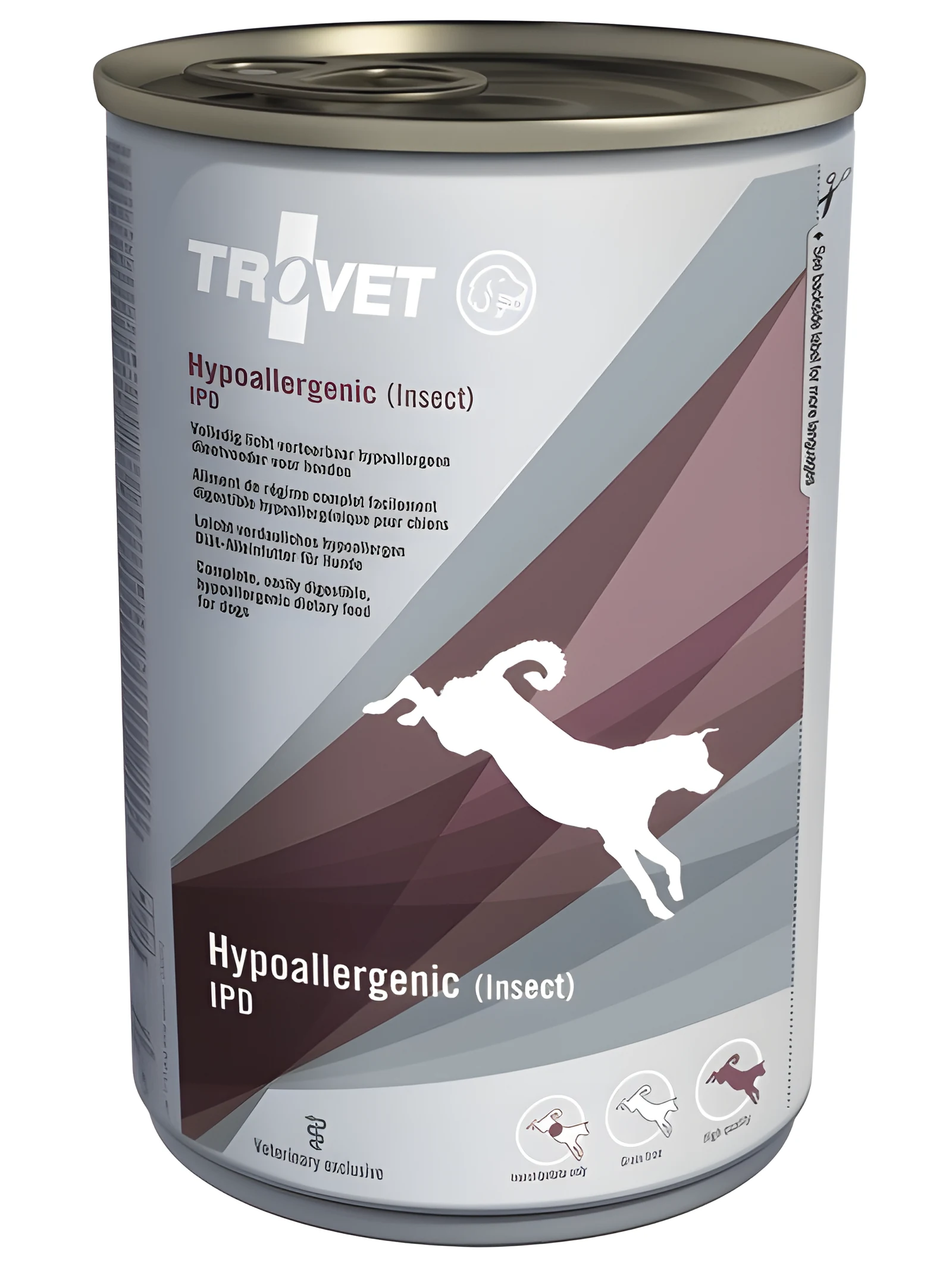 Hipoalergiczna mokra karma dla psa TROVET Hypoallergenic IPD - 400 g