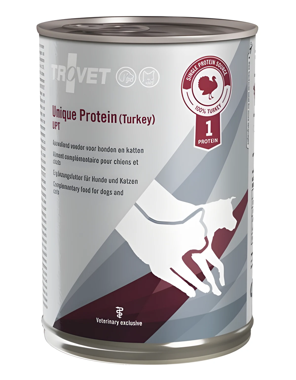 TROVET Unique Protein UPT z indykiem - mokra karma dla psa i kota - 400 g