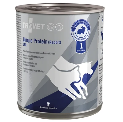 Karma mokra dla psa Trovet UPR Unique Protein z królikiem 800g