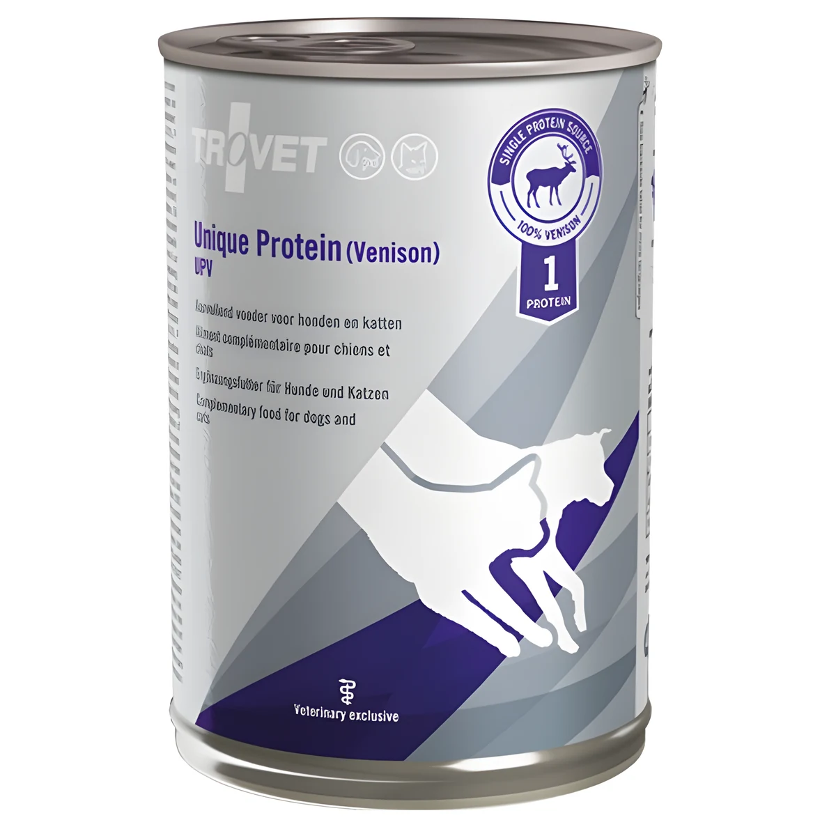 Karma mokra dla psa Trovet UPV Unique Protein z dziczyzną 400g