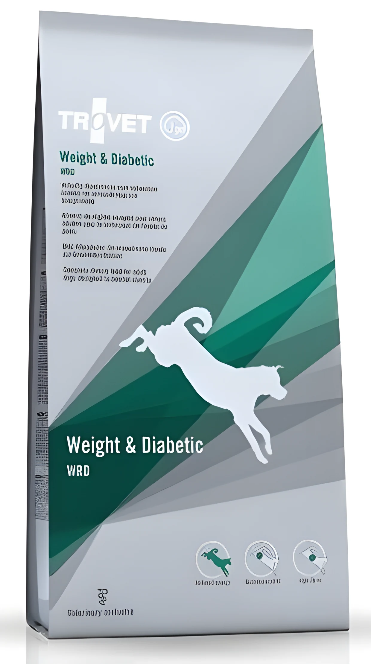 TROVET Weight & Diabetic WRD - sucha karma dla psa 3 kg