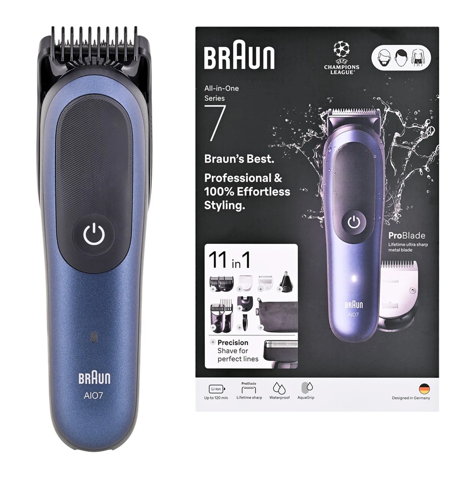 Trymer Braun AIO7540, 120 Min Czas Pracy — zdjęcie 1 z 8