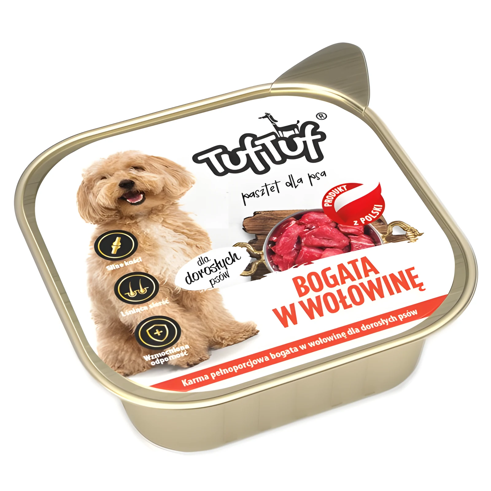 Tuf Tuf Pasztet wołowy alupak 300g — zdjęcie 1 z 3