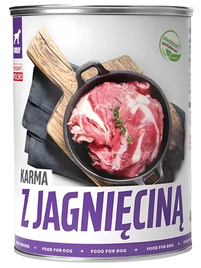 Mokra karma Tuf Tuf - Jagnięcina 800g