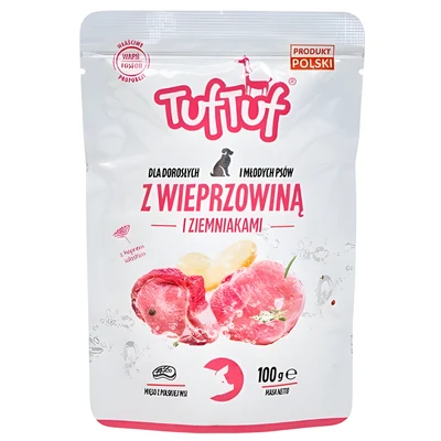 Tuf Tuf Mokra Karma w Saszetce - Mielonka z Wieprzowiny 100g