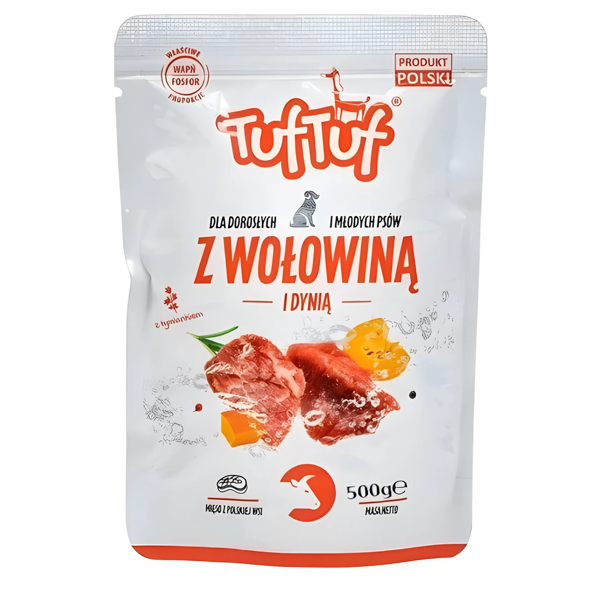 Tuf Tuf Saszetka mielonka z wołowiny 500g