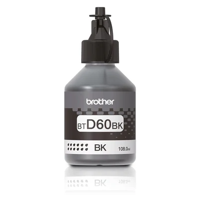 Tusz Brother czarny BTD60BK, 6500 stron, 108 ml