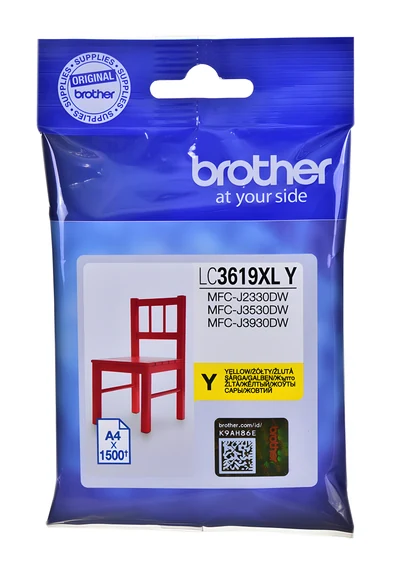Tusz Brother żółty LC3619XLY, 1500 stron