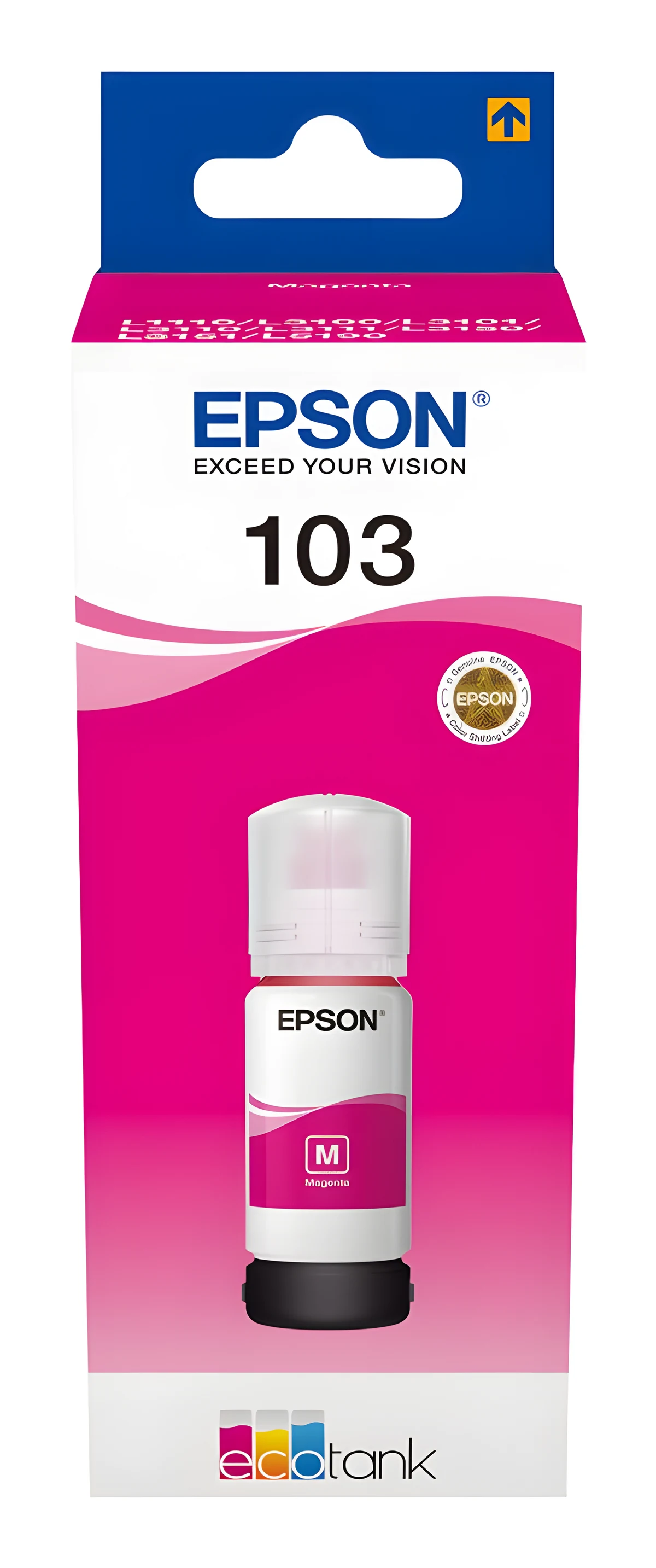 Tusz Epson C13T00S34A, 65 ml, czerwony