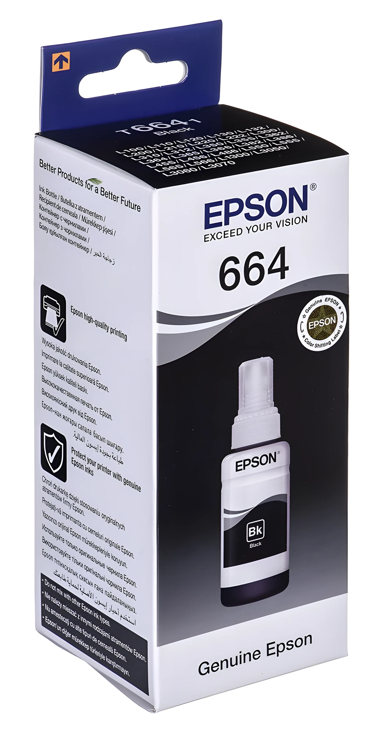 Tusz Epson C13T66414A 70ml czarny oryginalny