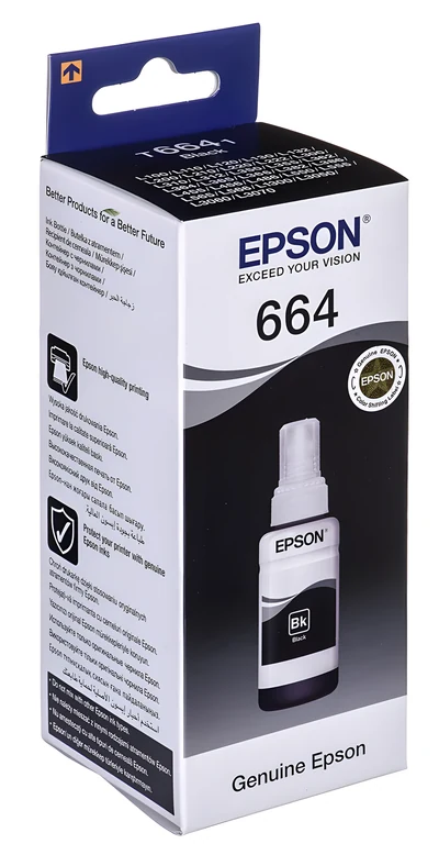 Tusz Epson C13T66414A 70ml czarny oryginalny