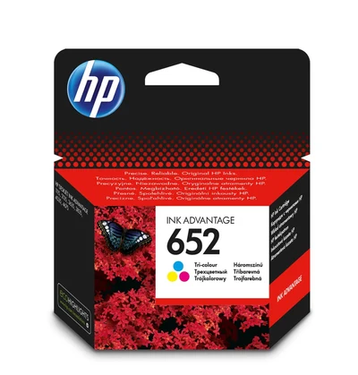 Tusz kolorowy HP 652, 200 stron, kompatybilny z drukarkami HP DeskJet, ENVY, OfficeJet
