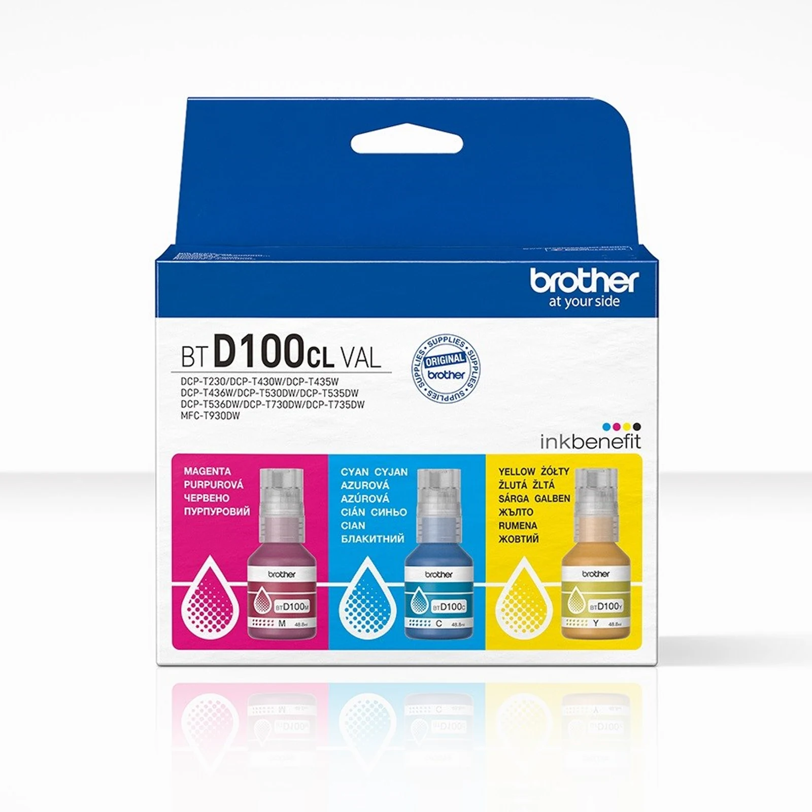 Tusz Multipack BTD100CLVAL dla Brother DCP-T230, DCP-T430W — zdjęcie 1 z 3