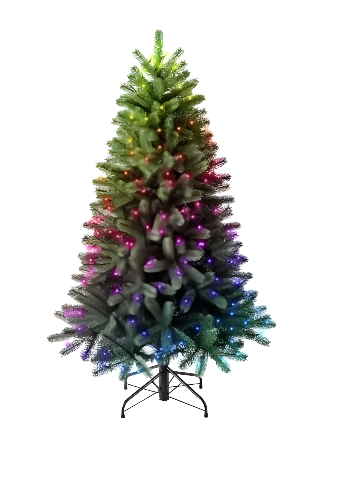 Twinkly Pre-lit Tree -1.50m Choinka, 270 RGB LED, zielony przewód, typ wtyczki C (OUTLET)