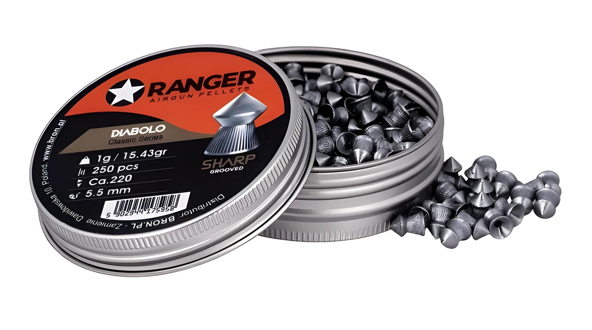 Śrut do wiatrówki 5,5 mm RANGER Diabolo Sharp 250 szt.