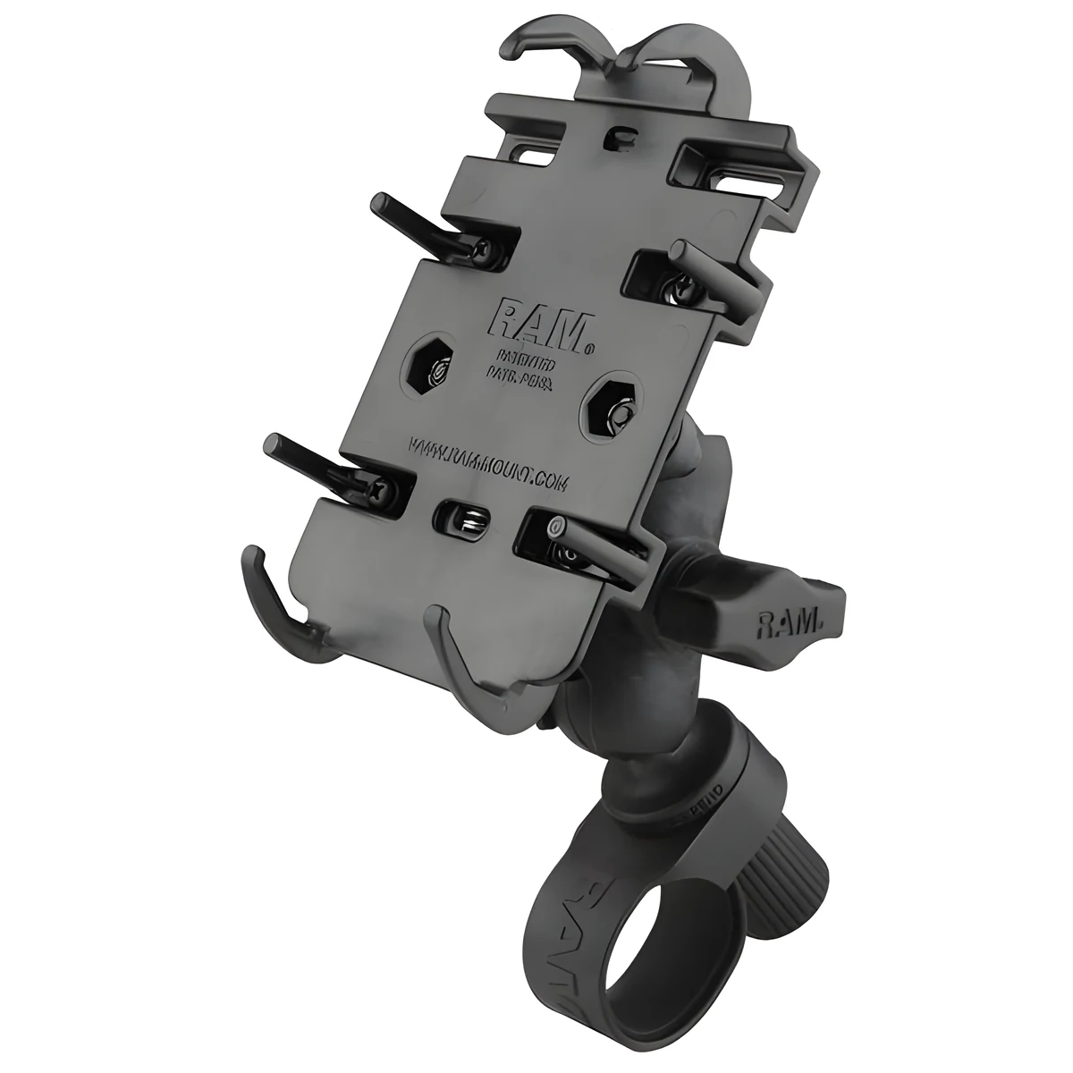 Uchwyt na telefon RAM® Quick-Grip™ z podstawą kierownicy
