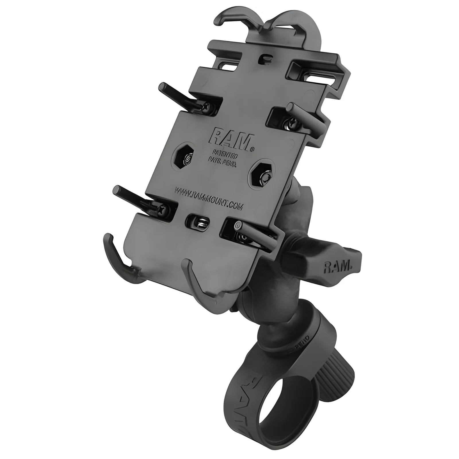 Uchwyt na telefon RAM® Quick-Grip™ z podstawą kierownicy — zdjęcie 1 z 4