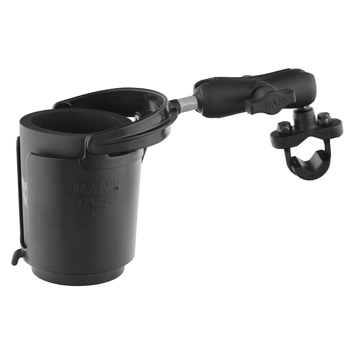 Uchwyt RAM® Level Cup 16oz U-Bolt - szyny .5" - 1,25"