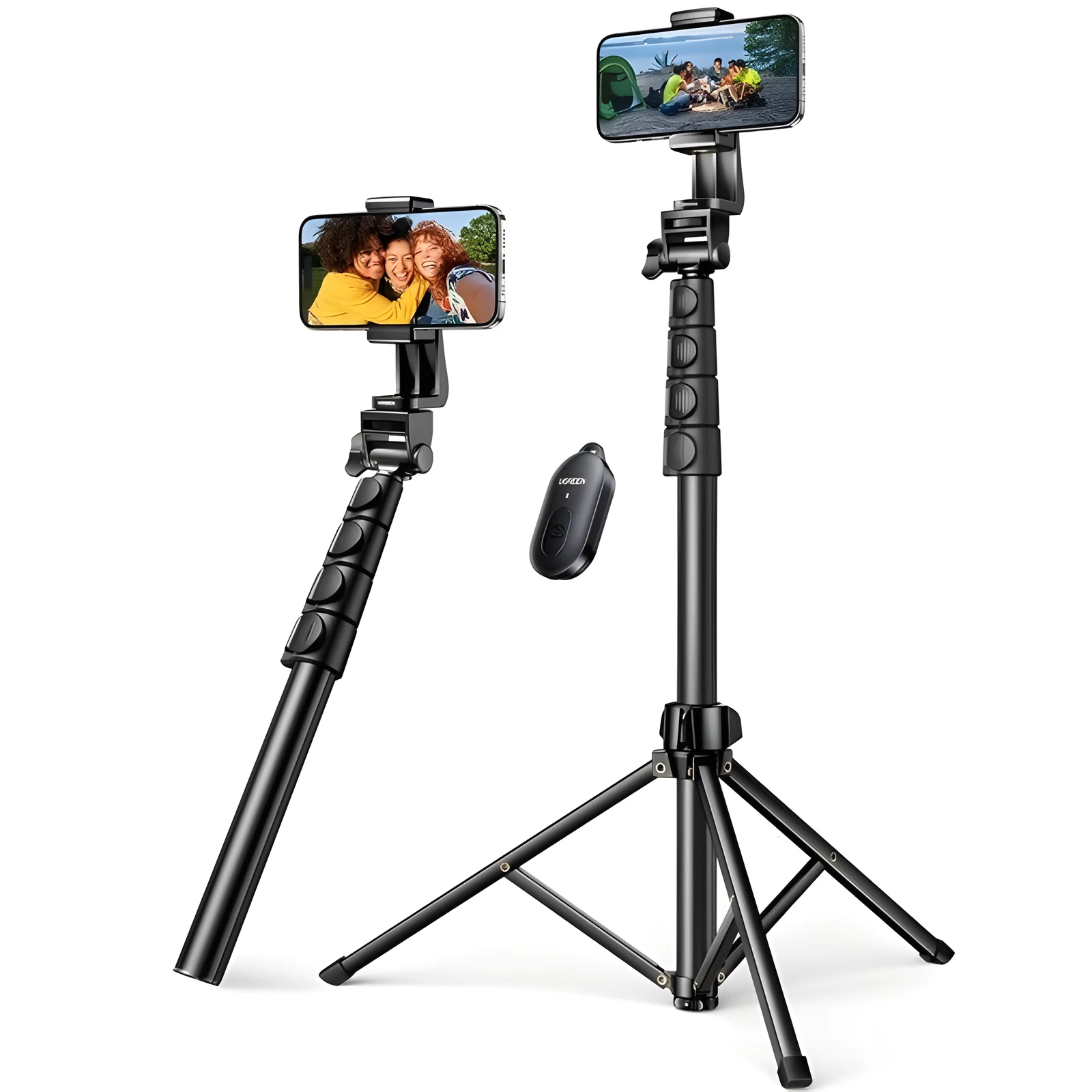 Ugreen selfie stick LP680 1.8m (czarny) — zdjęcie 1 z 8