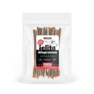 Przysmak dla psa - Jelita wieprzowe 100g