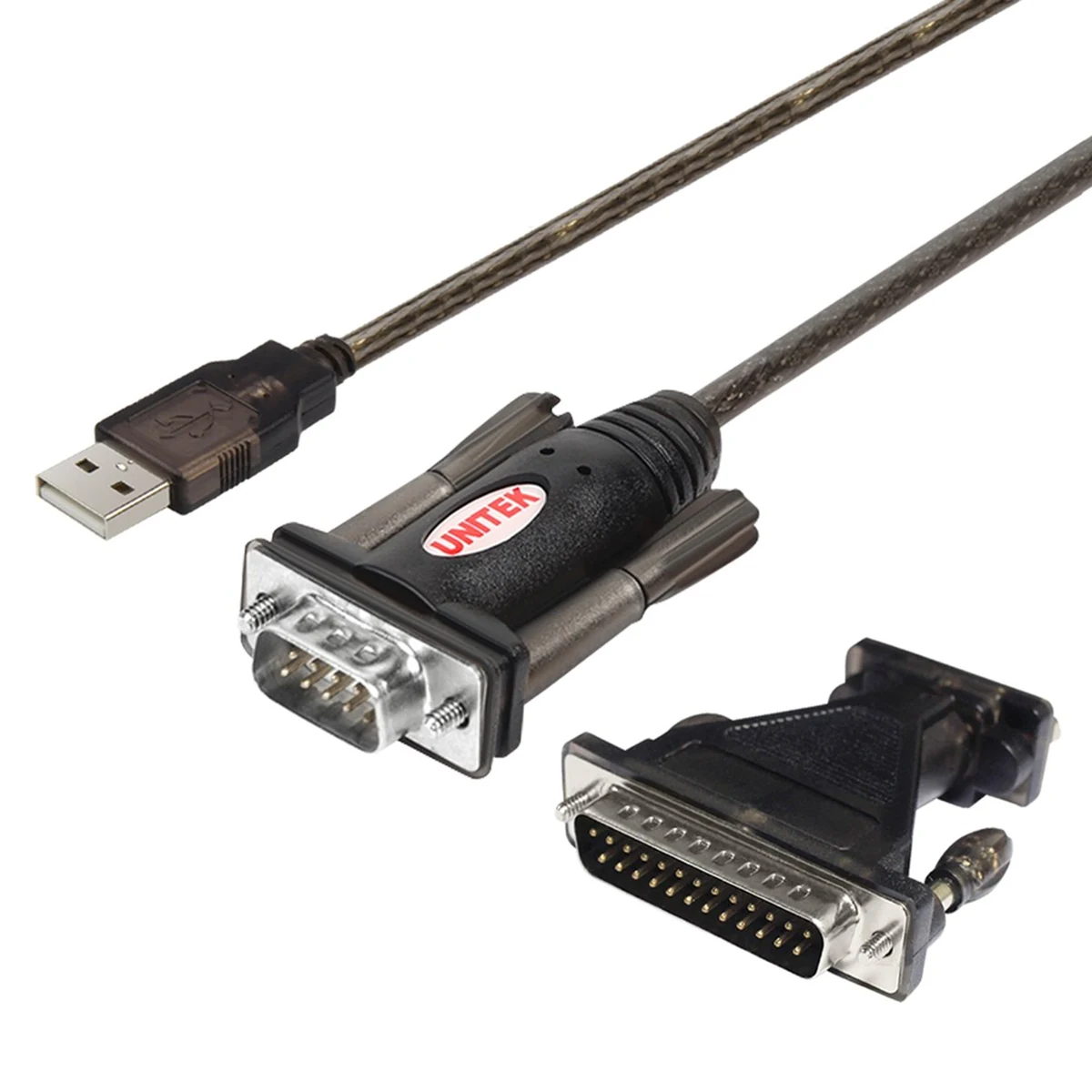 UNITEK ADAPTER KONW. USB 1XRS-232 DB9F/DB25M