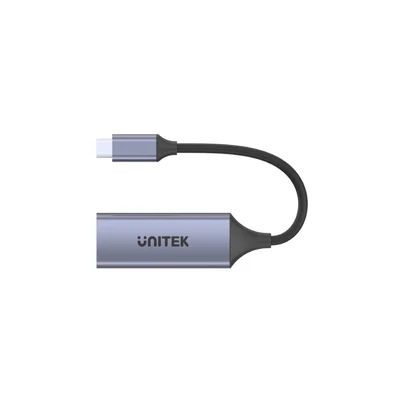 Adapter USB-C na RJ45, Unitek, PD 100W, 1 Gbps