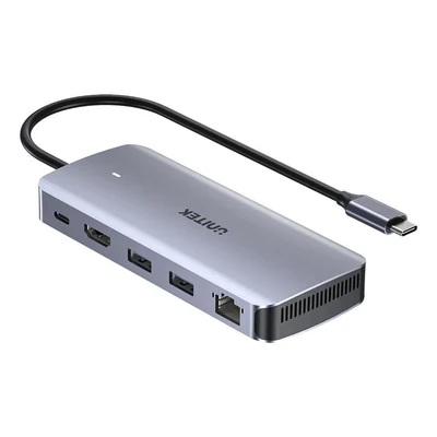 Aktywny Hub USB-C UNITEK, 10Gbps, M.2, HDMI, PD 100W